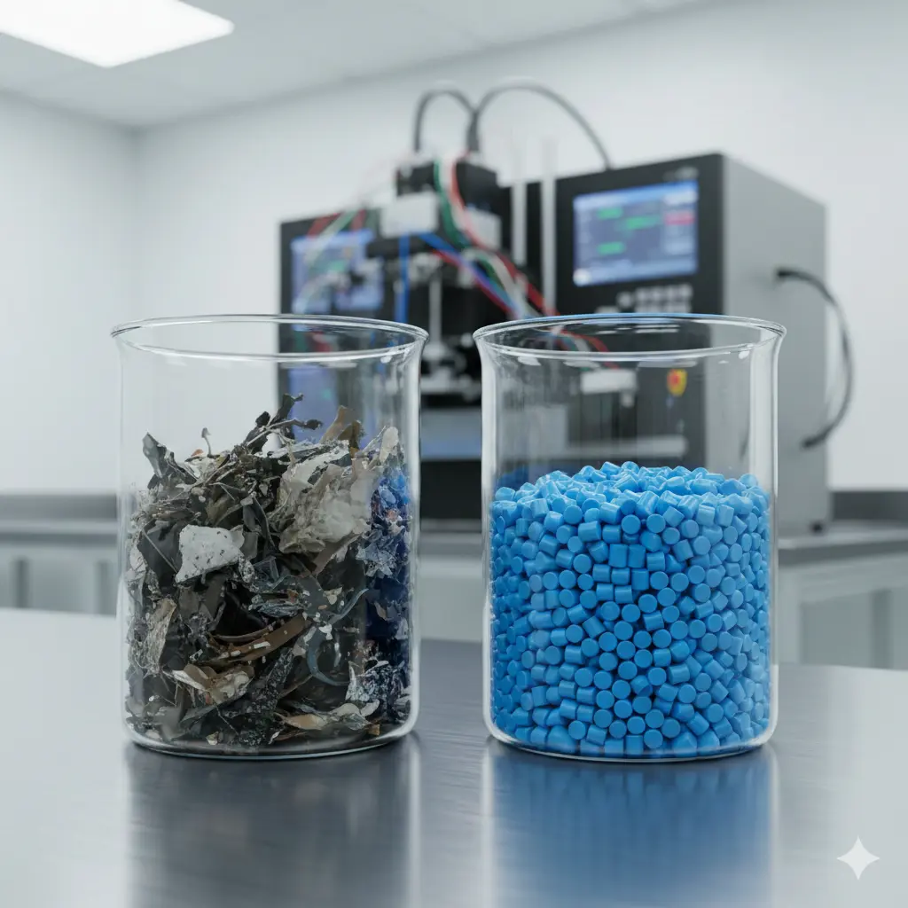 Análisis de laboratorio de nuevas soluciones para residuos industriales