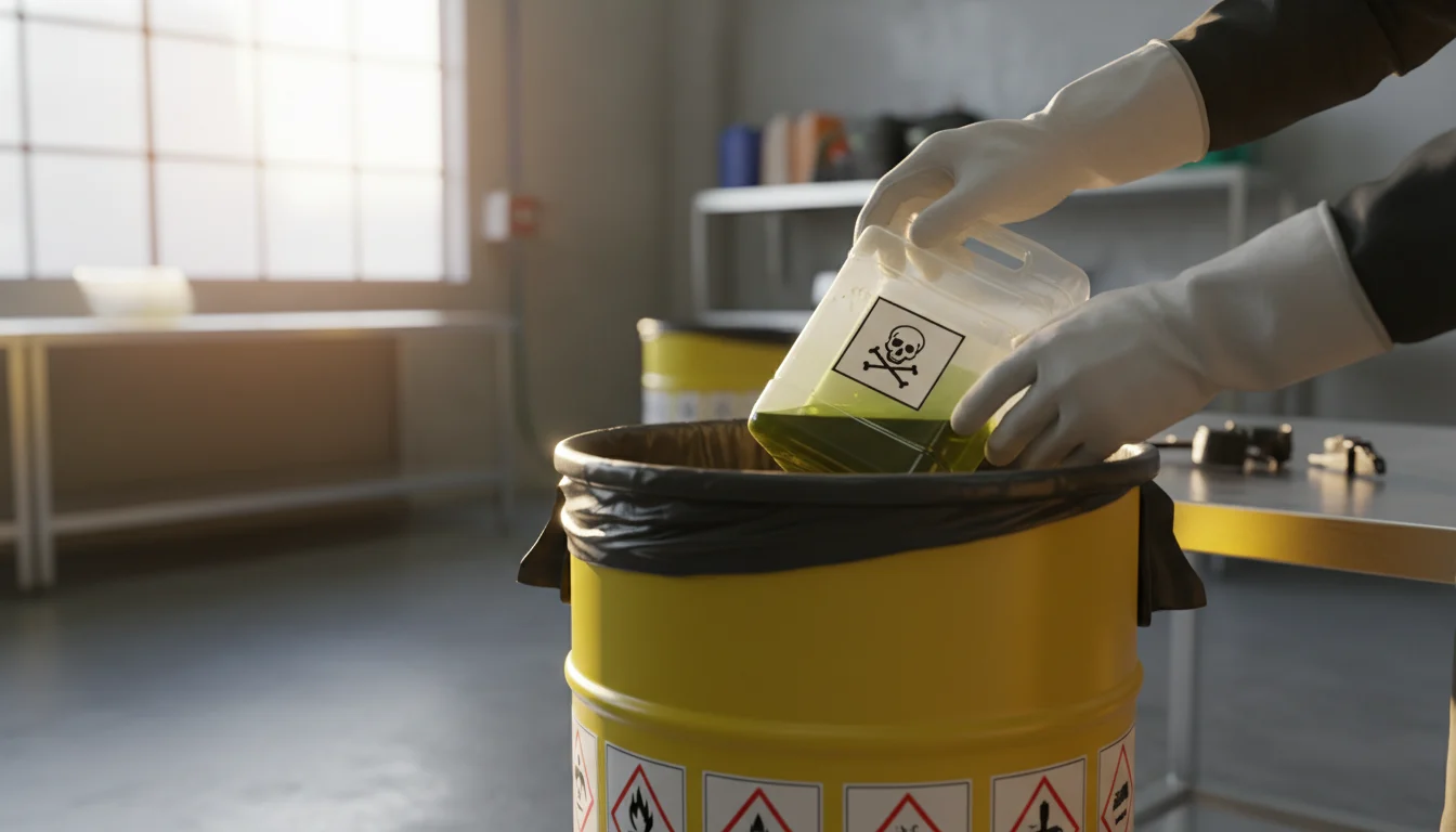 Cómo gestionar los envases contaminados con sustancias peligrosas