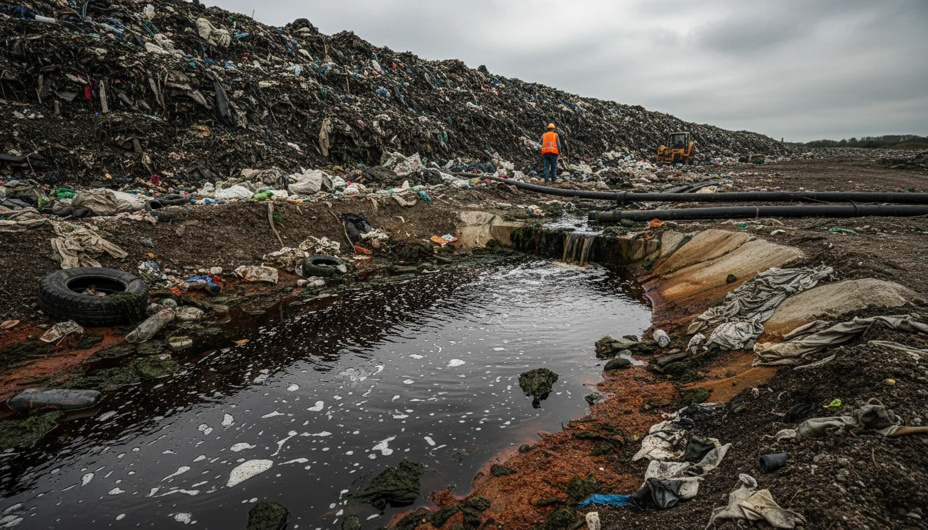 Qué son los lixiviados y por qué son un riesgo en la gestión de residuos