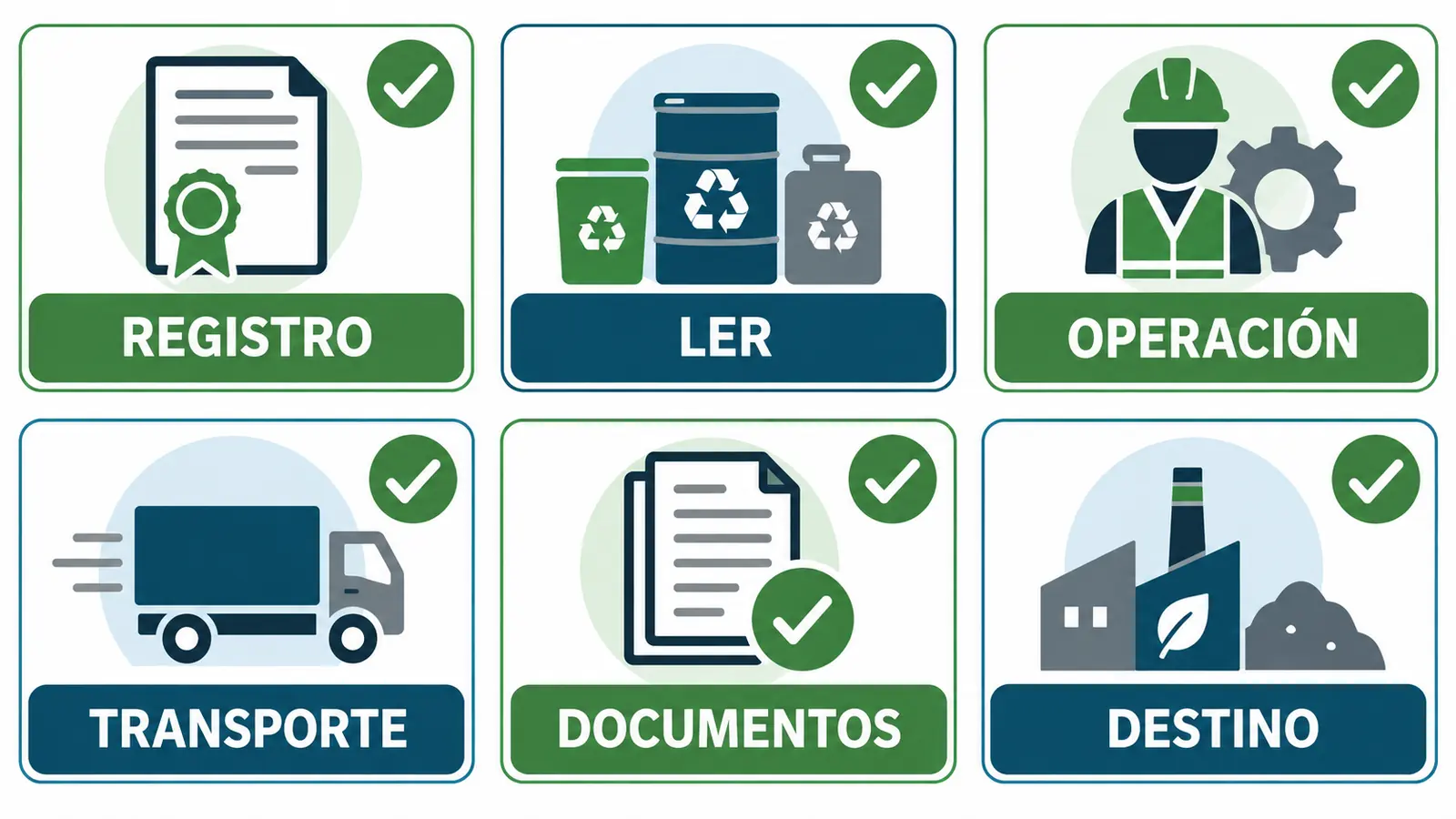 Checklist de gestor autorizado de residuos Lista de comprobación para validar un gestor autorizado de residuos